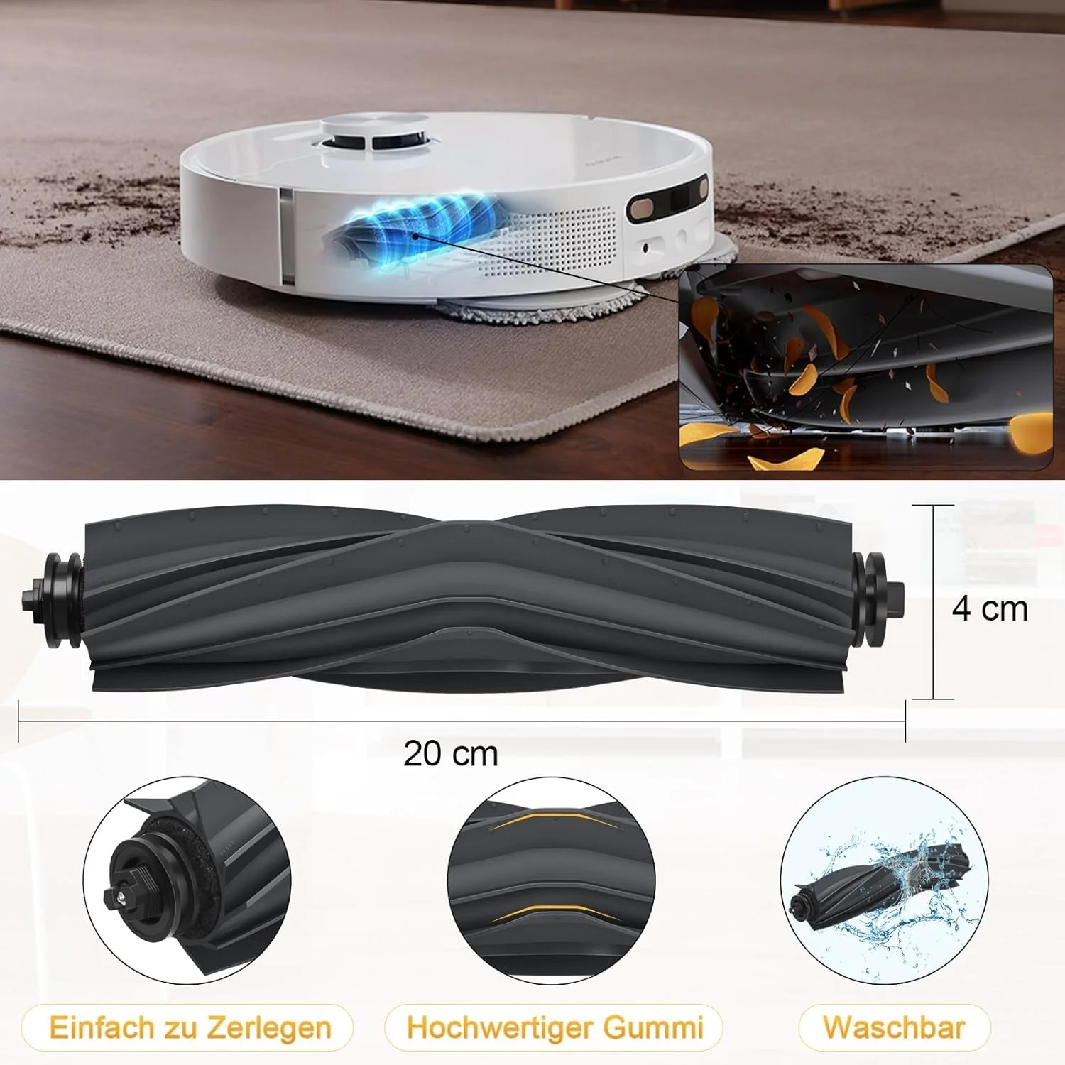 For Dreame Bot L30 Ultra L20 Ultra vacuum cleaner, consumables, main side brush, Hepa filter, vacuum cleaner  accessories