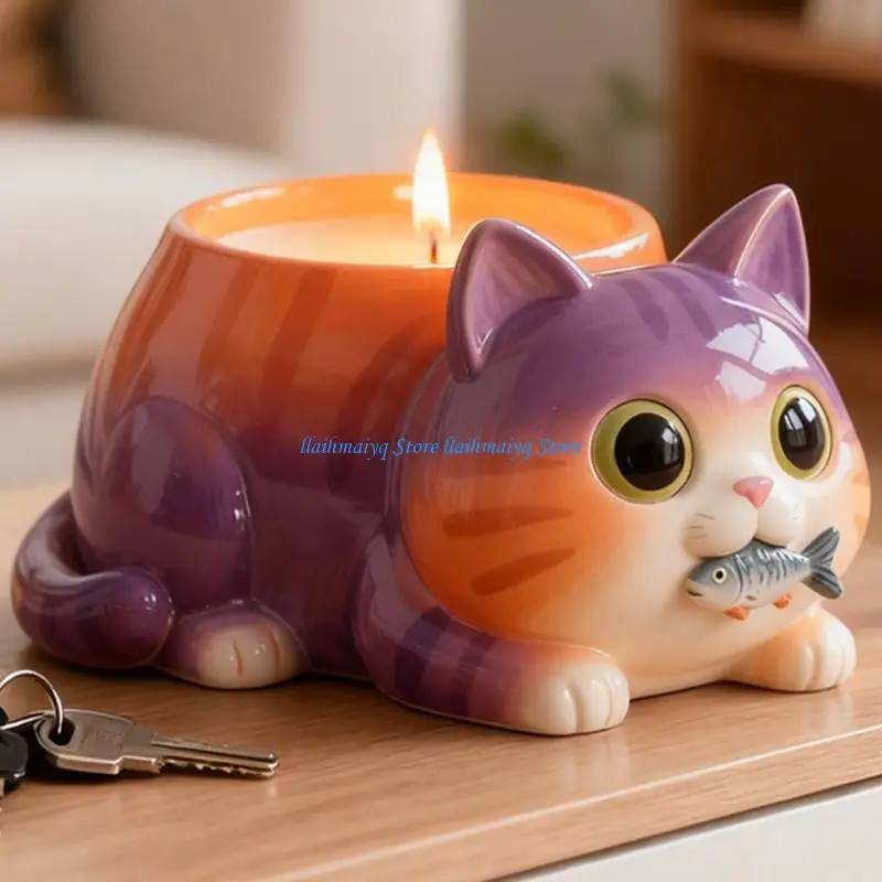 573B นวัตกรรมแม่พิมพ์ใส่ดอกไม้แมวซิลิโคนเนื้อยืดหยุ่นสำหรับใช้ในงานหัตถกรรม