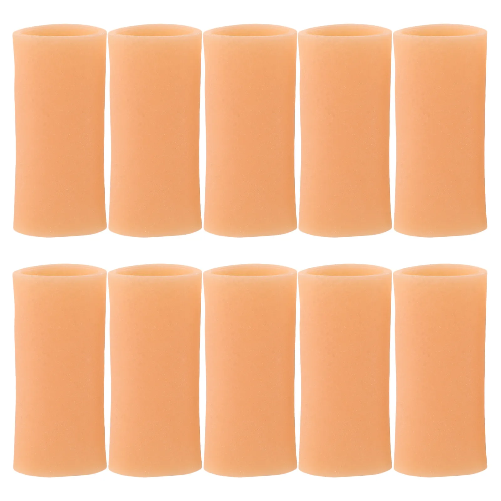 

5Pairs Professional Finger Sleeve Protectors Wear-Resistant Breathable Silicone Finger Covers for Daily Tasks Typing Painting