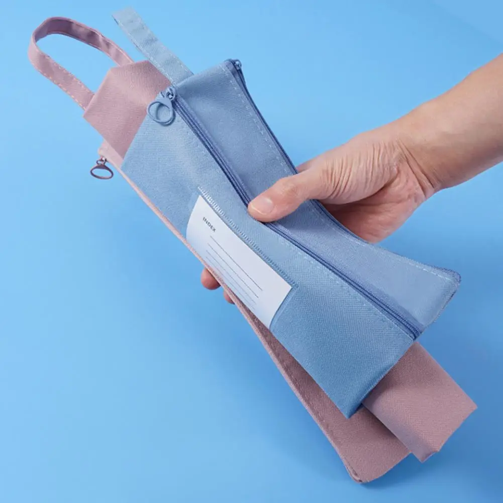 Organizador de documentos para viaje, soporte de archivo portátil impermeable con cordón y cierre de cremallera para organización de suministros de oficina