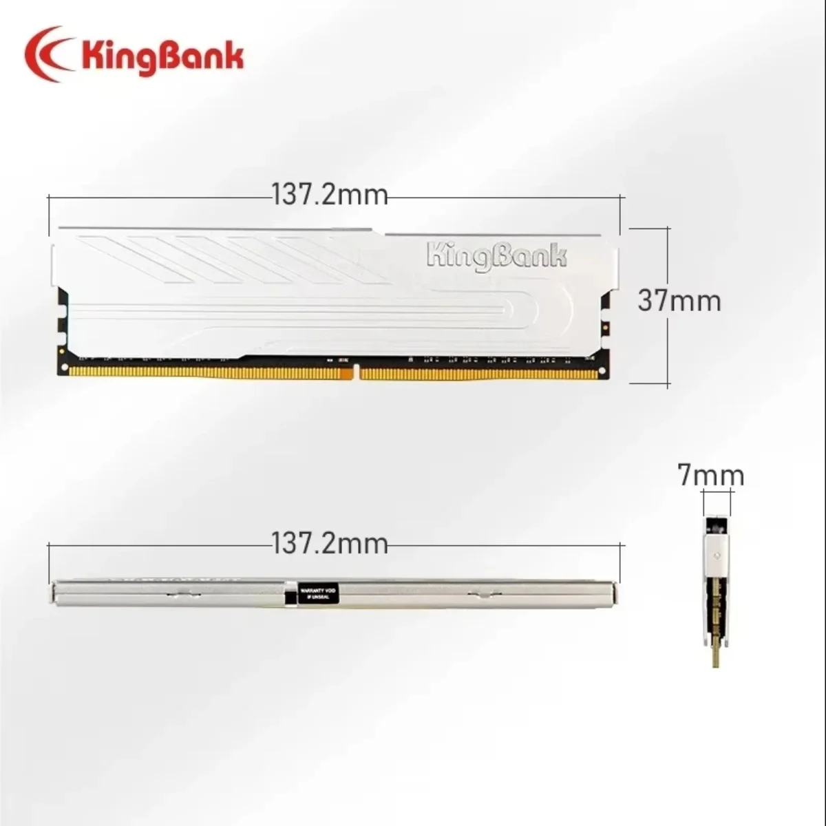 Kingbank DDR5 8 ギガバイト/16 ギガバイト/32 ギガバイトシルバー