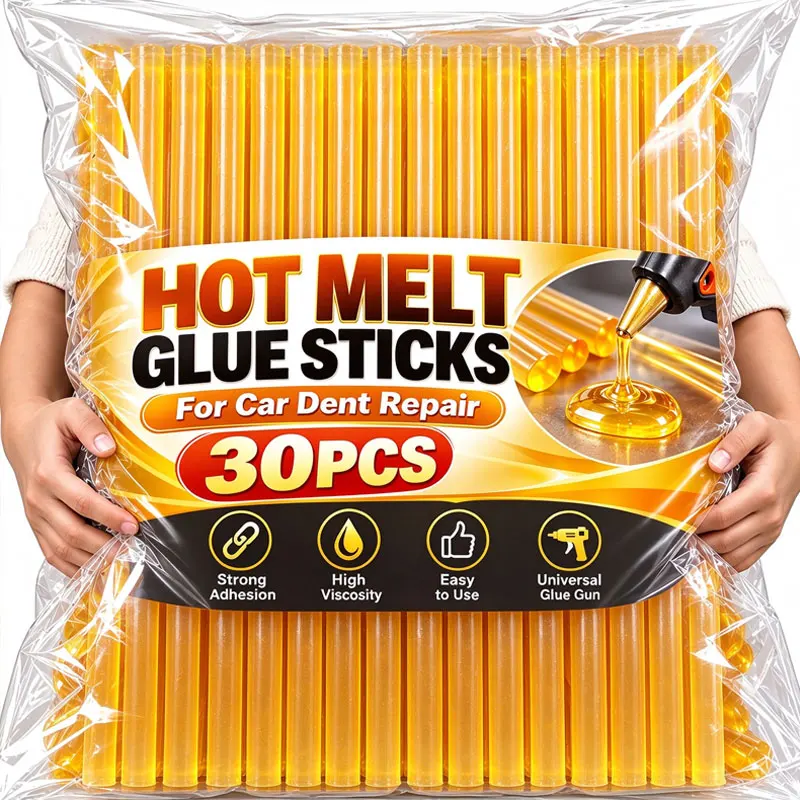 30/1pcs Yellow Translucent Hot Melt Glue Sticks Strong Adhesive Glue Stick High Viscosity Handmade DIY Craft Repair Kits Tools