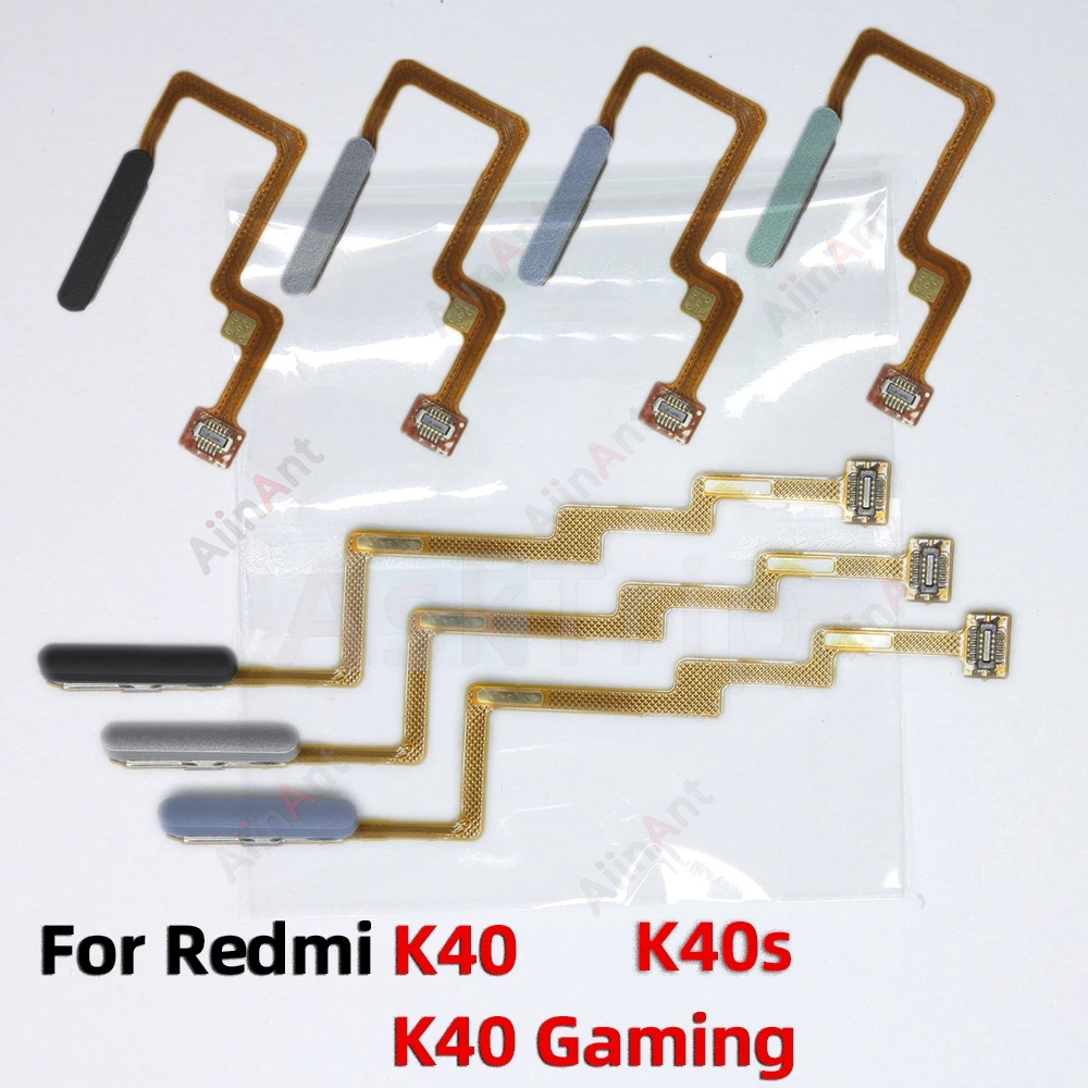 Back Side Power Button Touch ID Finger Sensor Fingerprint Scanner Flex Cable For Xiaomi Redmi K40 K40s Gaming For Poco F3 F4 GT