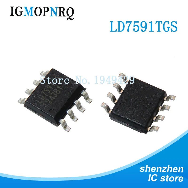 Piezas LD7575PS, ld7576r, LD7591TGS, SOP8, LD7750RGR, LD7575, LD7576, LD7591, LD7750 SMD, 10 unidades