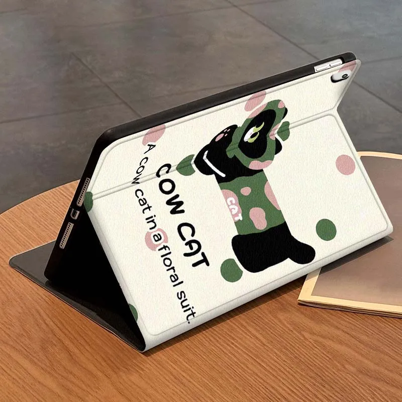 

Cat Dog Polka Creative Patter Case For iPad Pro 10th 11th 5th 6th 7 8 9 2 gen 11 13 M4 M5 10.2 9.7 12.9 10.5 10.9 Inch Tablet