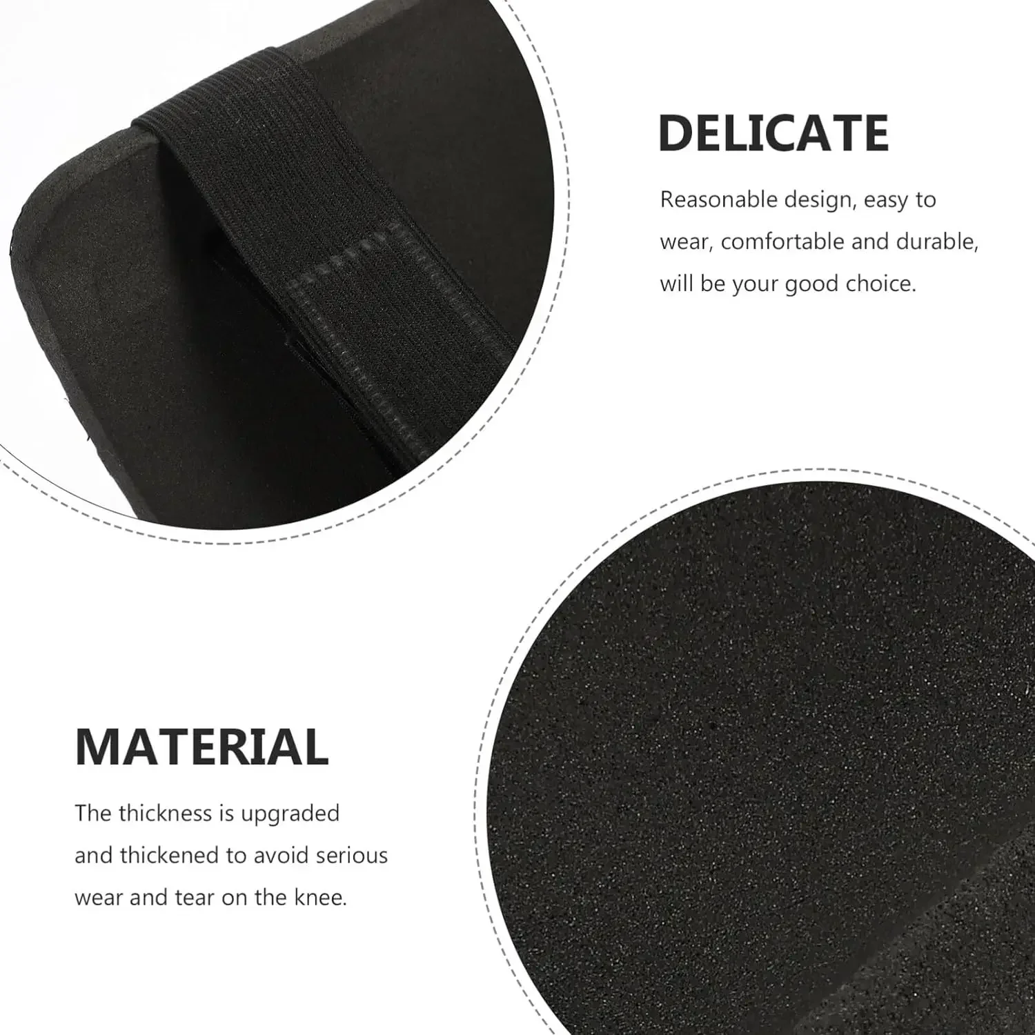 1 Pair Knee Protection Adjustable Pad Tile Mud Workers Knee Paste Floor Brick Artifacts Moisture Thickening Garden Work Tools