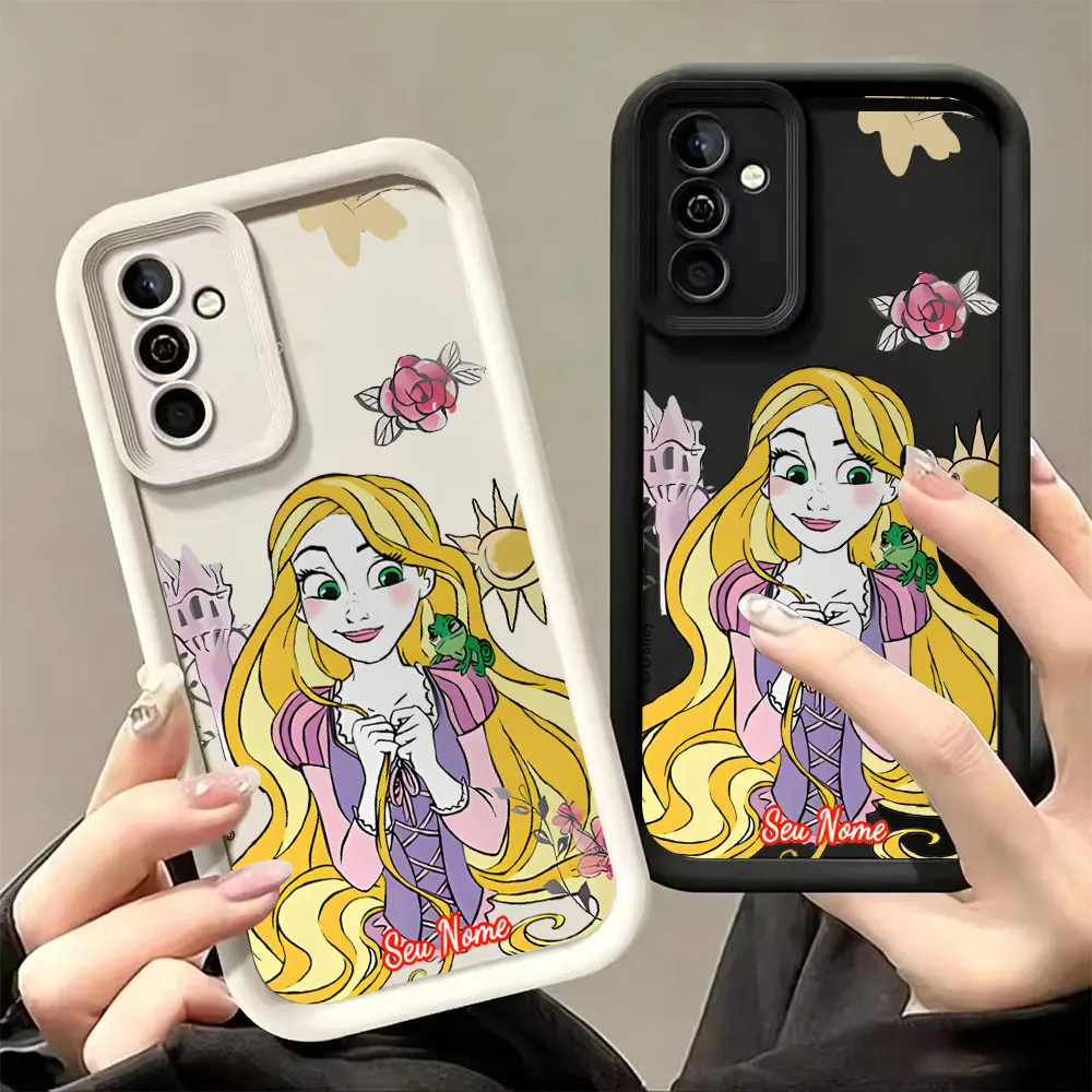 Shockproof Phone Case For Samsung Galaxy S26  Edge S25 S24 S23 S22 S21 Note 20 Ultra Plus FE 5G Cute girl Pattern Silicone Cover