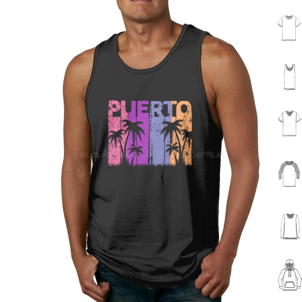 Puerto Morelos Camisetas sin mangas Chaleco Sin mangas Puerto Morelos Cancun Mayan Riviera Cenote Ruta Tequila Mezcal México Tulum Beach