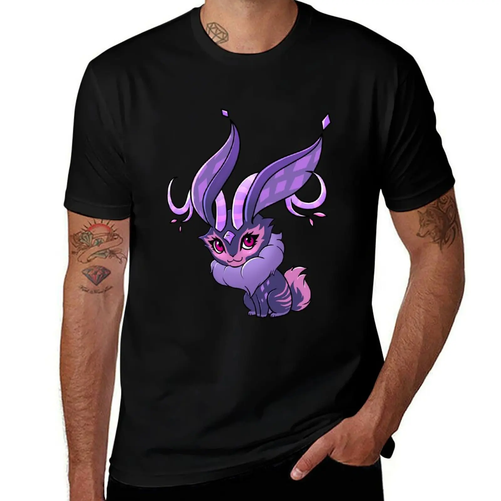 fer.al Camiseta Violet Jackalope con Estampado de Letras a la Moda