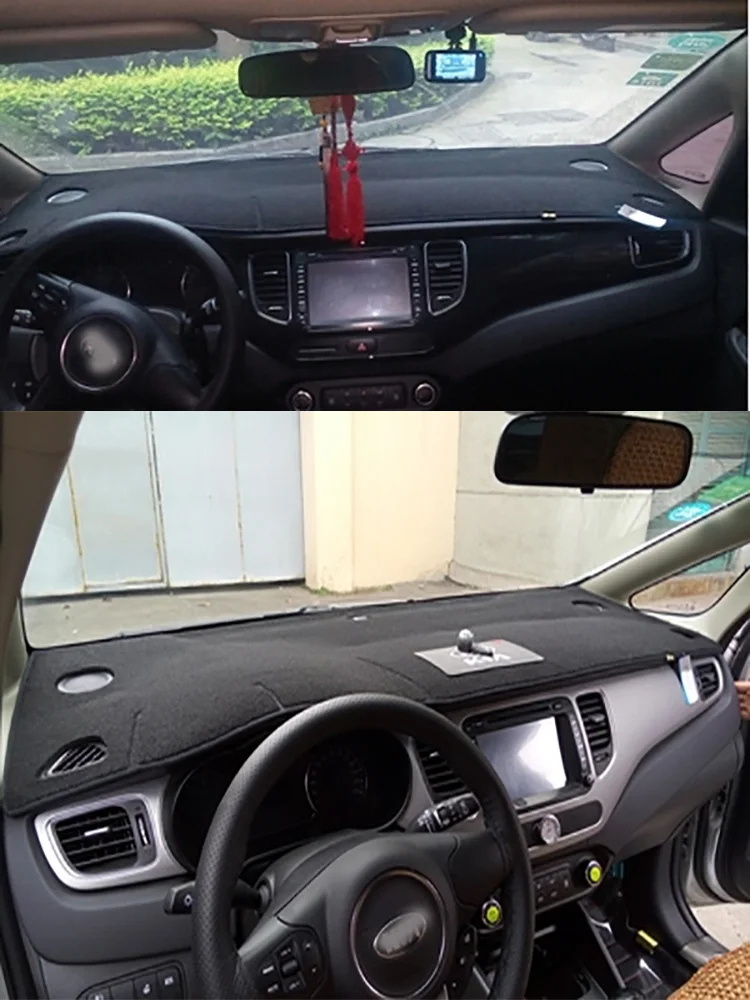 

Для Kia Carens Mk4 RP Mk3 MPV UN автомобильный Стайлинг Dashmat крышка приборной панели изоляционная солнцезащитная защитная накладка