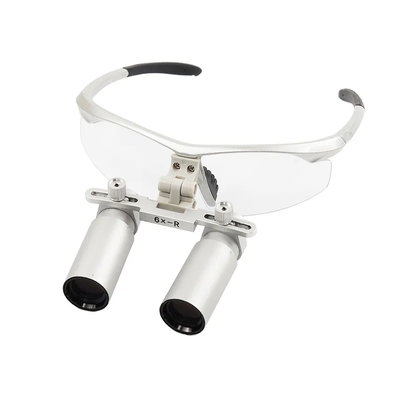 Dental Magnifying Lens Wearable Oral Surgery Use Glasses Style High-power Binocular Magnifying Lens  fast shipping