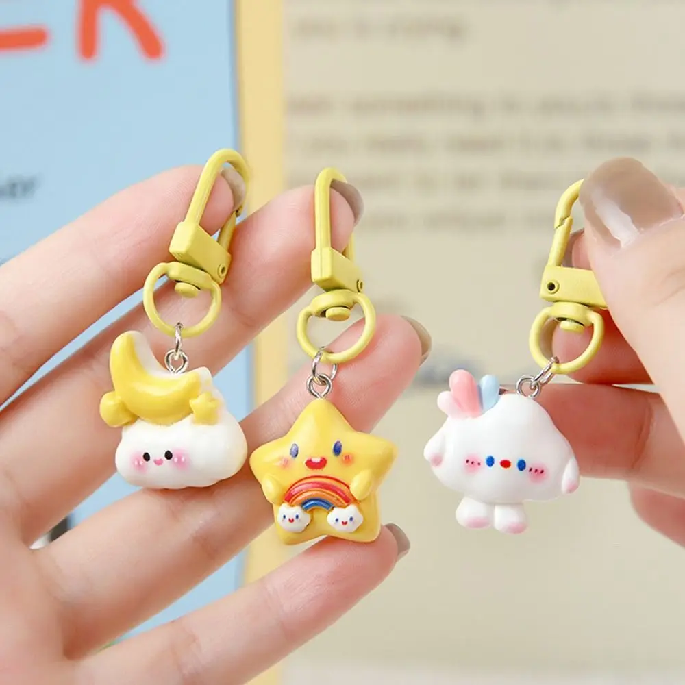 

Аксессуары для сумок: Милый брелок-подвеска «Луна и Звезда» из смолы, подарок для подруг, мультяшный декор для сумок и ключей