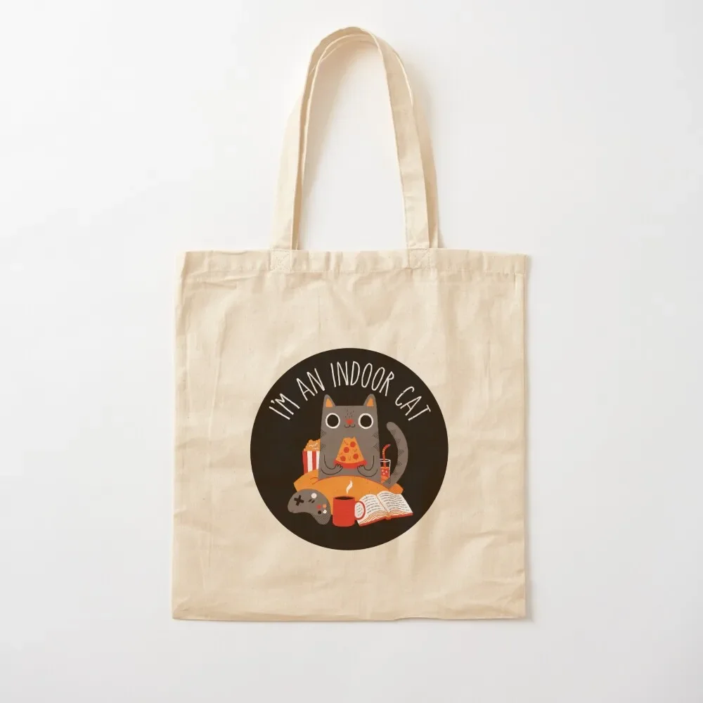

Indoor Cat Tote Bag university shopper bag sac pour femme
