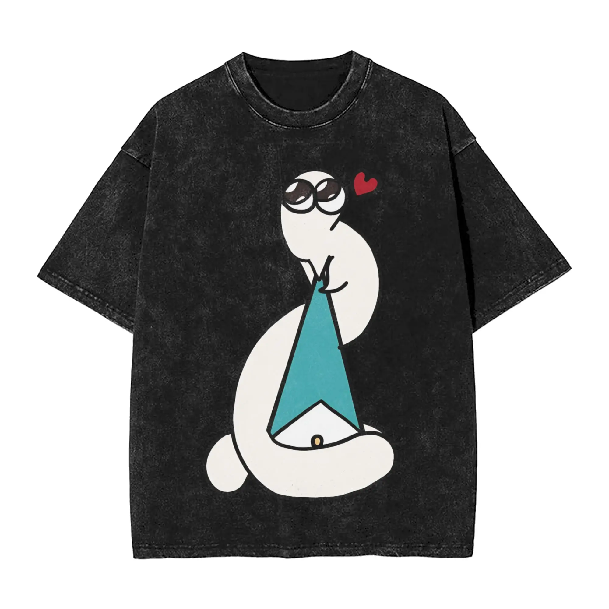 Harajuku Washed Shirt Mystic Brushbuddy Witch Hat Atelier Apparel Novelty T-Shirts High Street  Streetwear Cotton