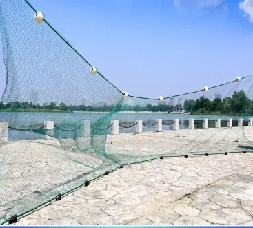 High Quality PE PA Multifilament Sea River Trawl Net Gill Fishing Net With Large Float For Aquaculture Trap