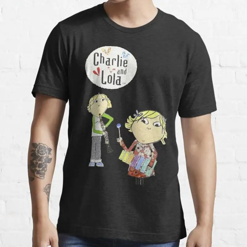 Charlie Fictional Children Brother T Shirt Black Size S to 5XL USA