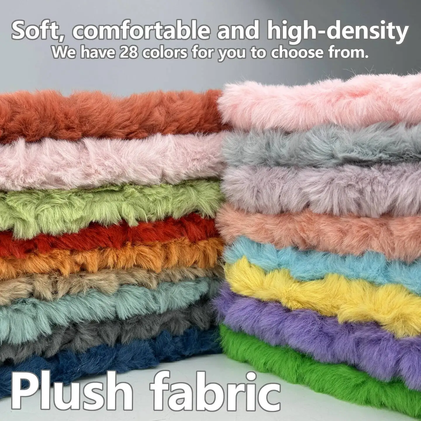 

1cm Soft Faux Fur Plush Fabric for Dolls Winter Clothes DIY Toys Handmade Crafts Decor Microfiber Fur Fabric by the Meter