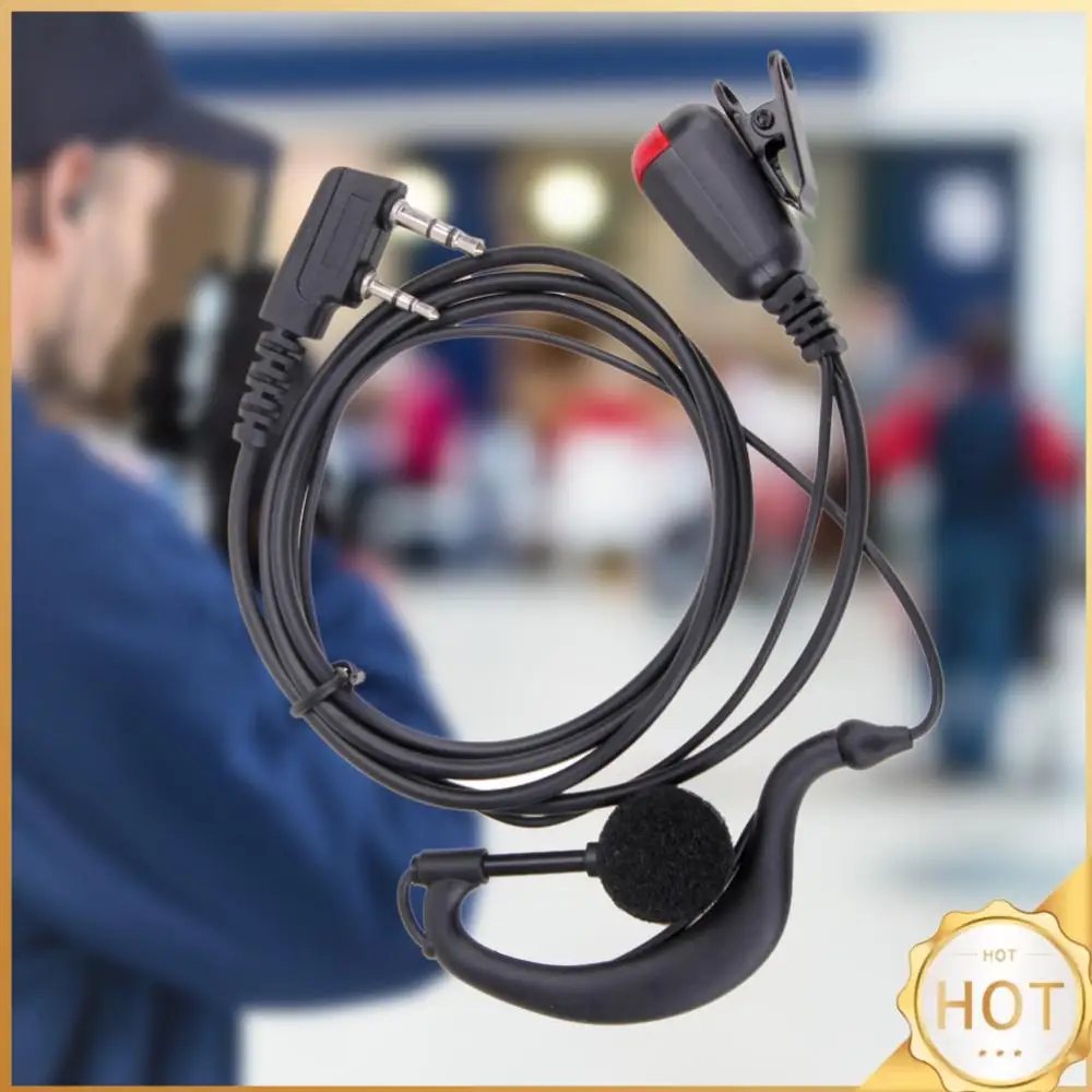 2Pin Walkie Talkie Earpiece Headset Multifunctional Earphone Earpiece Headphone Privacy Accessories for Two Way Radio