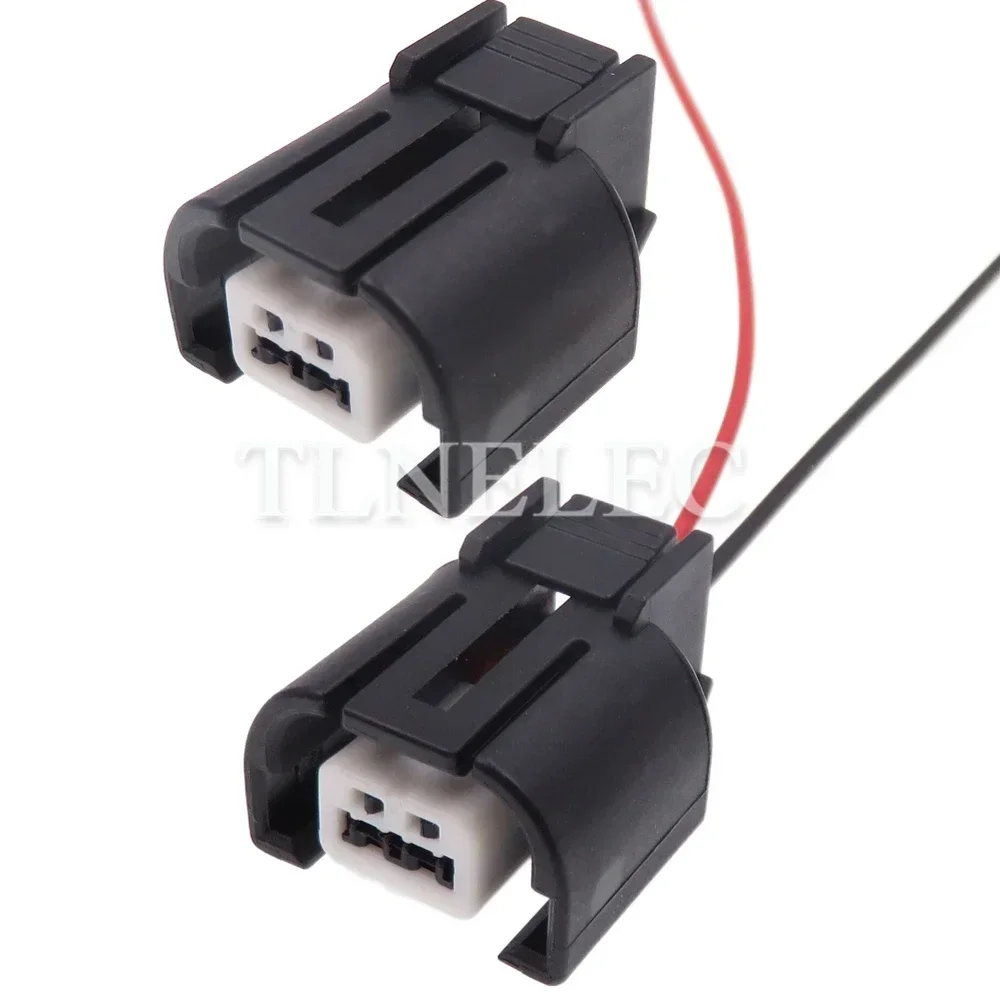 2 Pin Way Auto Wire Harness Connector with Wires Car Air Conditioner Solenoid Valve Sockets MG644111 MG644111-5