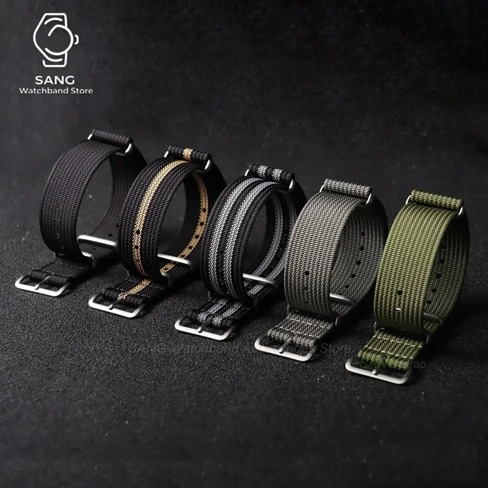 18 mm, 19 mm, 20 mm, 22 mm, geripptes Premium-Nylon-Uhrenarmband für Omega, Militär- und Freizeitarmband für Seiko, Army Sport, Ersatzarmband – Detail 14