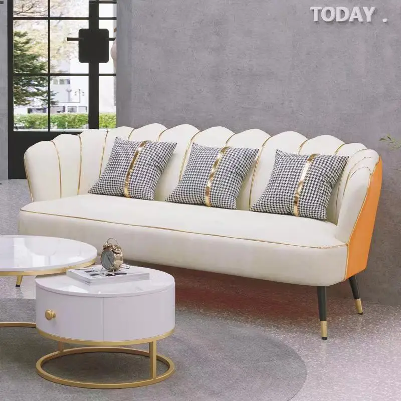 Internet celebrity light luxury cat claw skin small apartment double home living room beauty salon clothing