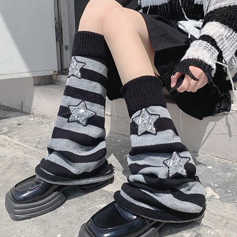 meias-de-perna-tricotadas-com-listras-e-estrelas-estilo-y2k-meias-largas-para-cosplay-meias-de-perna-estilo-spicy-girl-streetwear-goticas-ajuste-solto