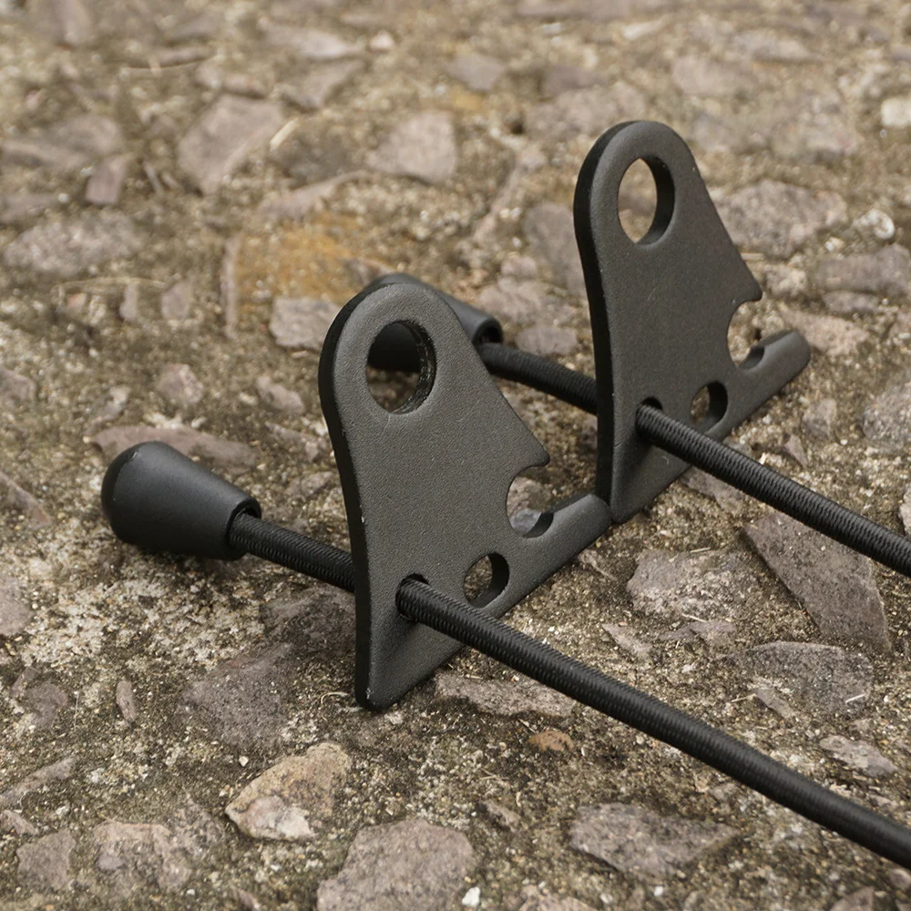Hirisi 2pcs Magnetic Rod Rest + 2pcs Bungee Rod Lock AC500 - Carp Fishing Rod Holder Accessories Set