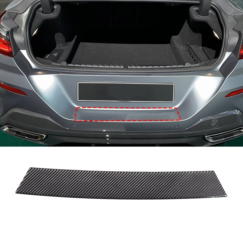 

For 2019-2022 BMW 8 Series G14 G15 G16 Soft carbon fiber car styling rear bumper protector sticker car decoration accessories