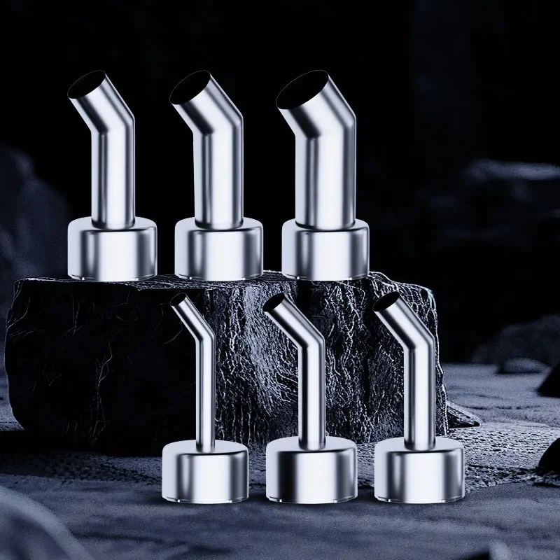 ريلايف 857/858/861 سلسلة 45 °   عازمة فوهة مائل الهواء الساخن أداة فوهة للهاتف المحمول لحام إصلاح أداة فوهة لحام