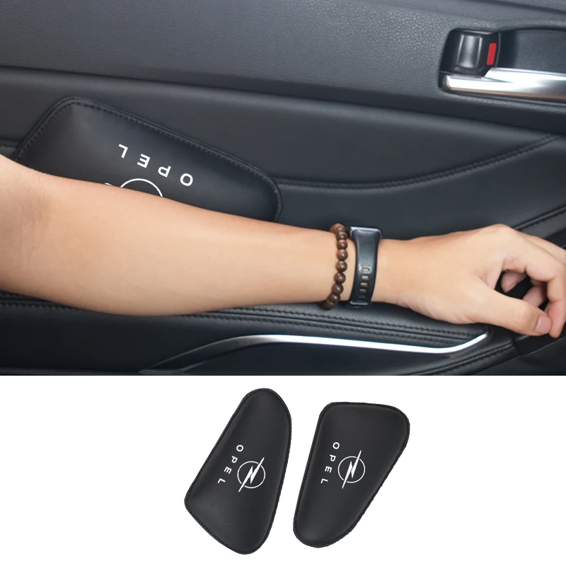Car Knee Leg Protective Pad Foot Armrest Cushion Cover Accessories For Opel Astra  H J K Insignia Corsa D Zafira Meriva Mokka view 3