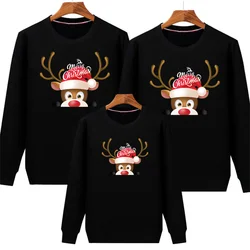 Family Christmas Jersey Xmas Jumper Couple Kids Baby Santa Sweaters Mother Father Baby Matching Sweatshirt Family Look Winter