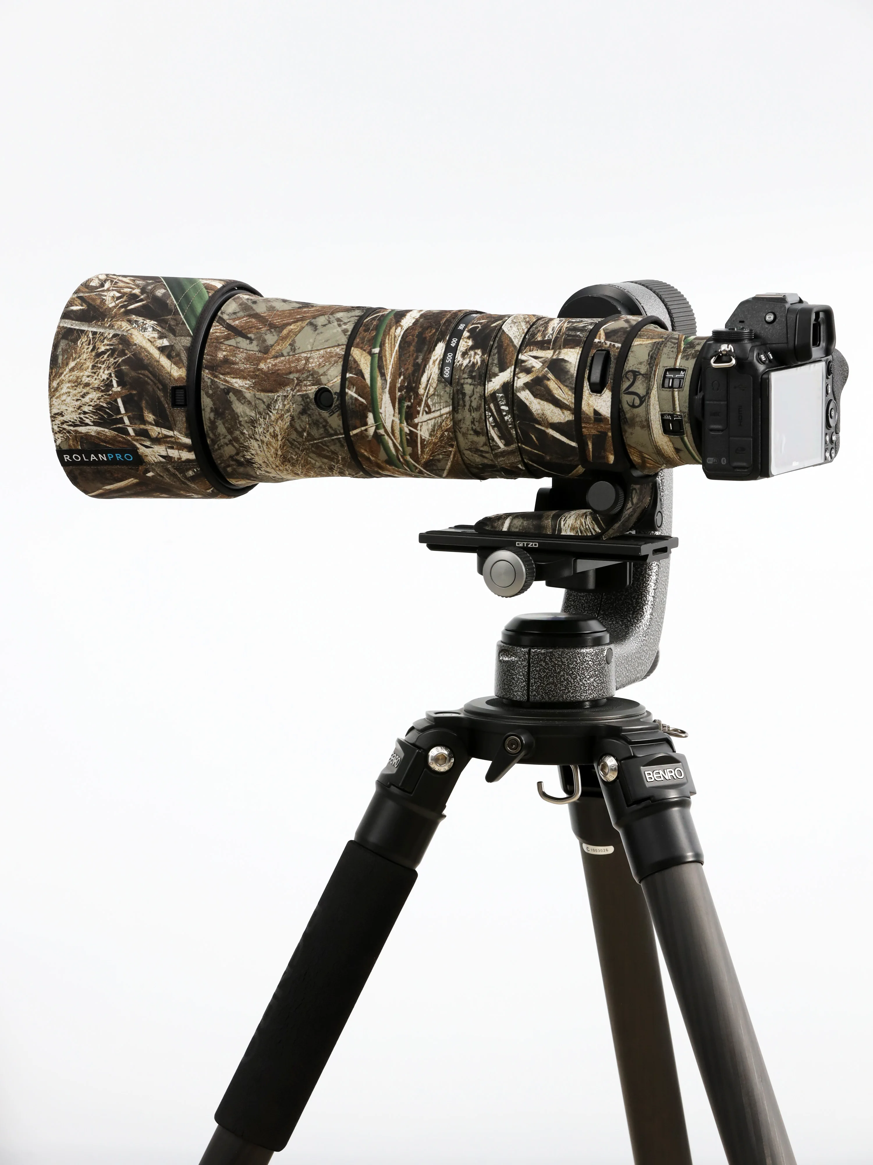 ROLANPRO Waterproof Lens Camouflage Coat for Nikon Z 180-600mm F/5.6-6.3 VR Rain Cover Lens Protective Sleeve z 180 600 Bag Cap