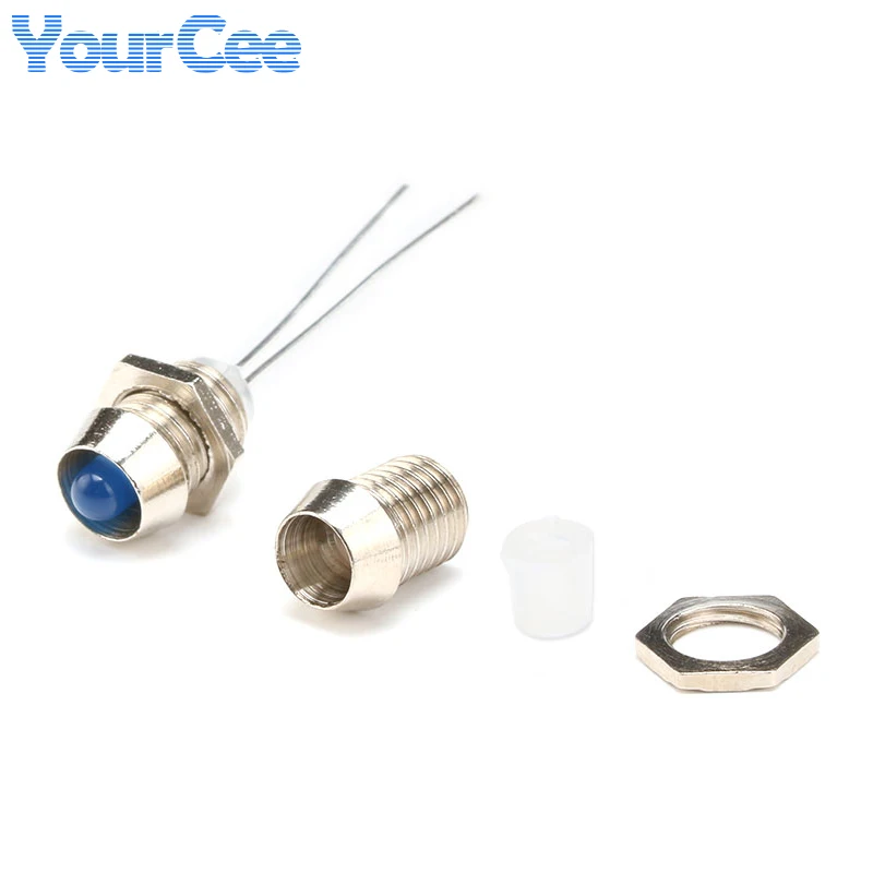 5sets Lamp Base 3mm 5mm LED Diode Holder Clip Bezel Socket Mount Panel Display DIY Light Emitting Diode