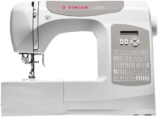 

Singer C5200 Computerized Sewing & Quilting Machine With Extension Table & Accessory Kit | 180 Stitch Applications, Touch