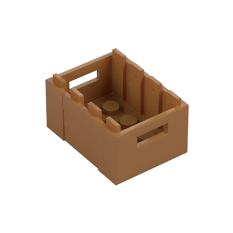 Boîte de blocs de construction autobloquants, caisse en bois, meubles compatibles 30150, briques, jouets, accessoires, 3tage