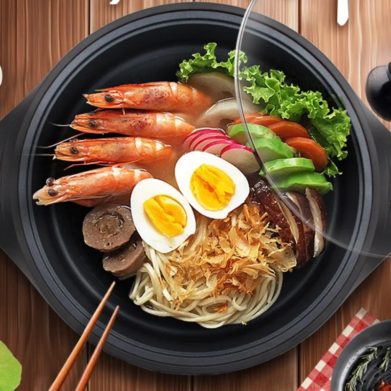 Electric Chafing Dish Electric Food Warmer Electric Frying Pan Large Capacity Caldron Pan Non-Stick Pan Household