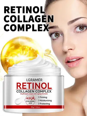 Retinol Lifting Firming Cream Collagen Smooth wrinkles Face Cream For Moisturizer Whitening Brighten Skin Products