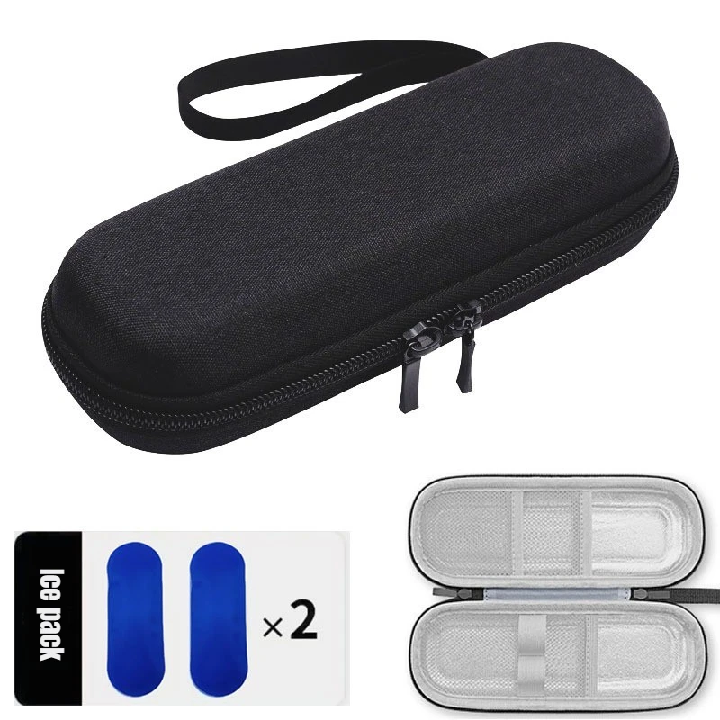 

Portable Cooling Ice Bags with Insulin Container Gel Ice Bag Travel Set for Diabetic Outdoor Use Ice Cooler Pack Storage