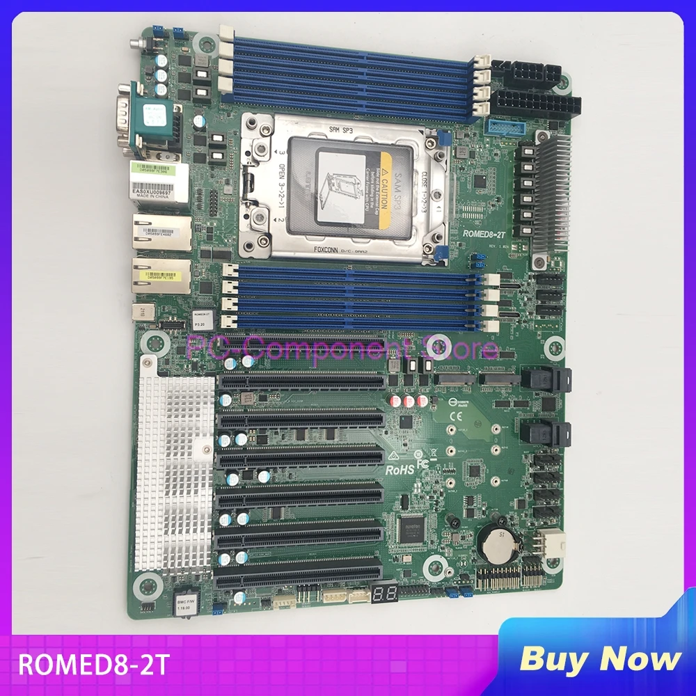 For Asrock Server Workstation Motherboard SP3 LGA4094 DDR4 PCIE 4.0 ROMED8-2T