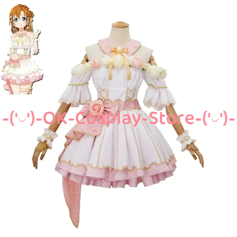 

Game Lovelive Flower Festival Kousaka Honoka Cosplay Costume Women Cute Dress lovely Suit Halloween Carnival Unforms Custom Made