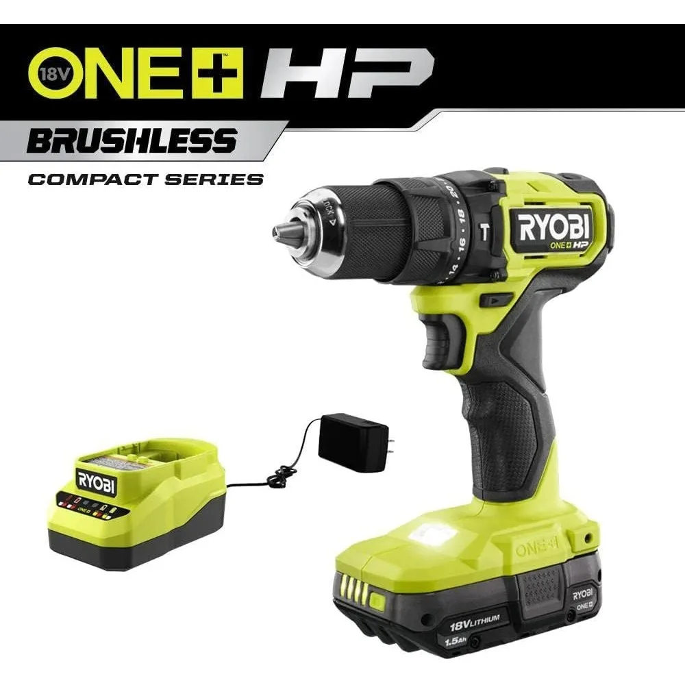 

18V One+ High Performance Compact Cordless 1/2 Inch Hammer Drill Kit