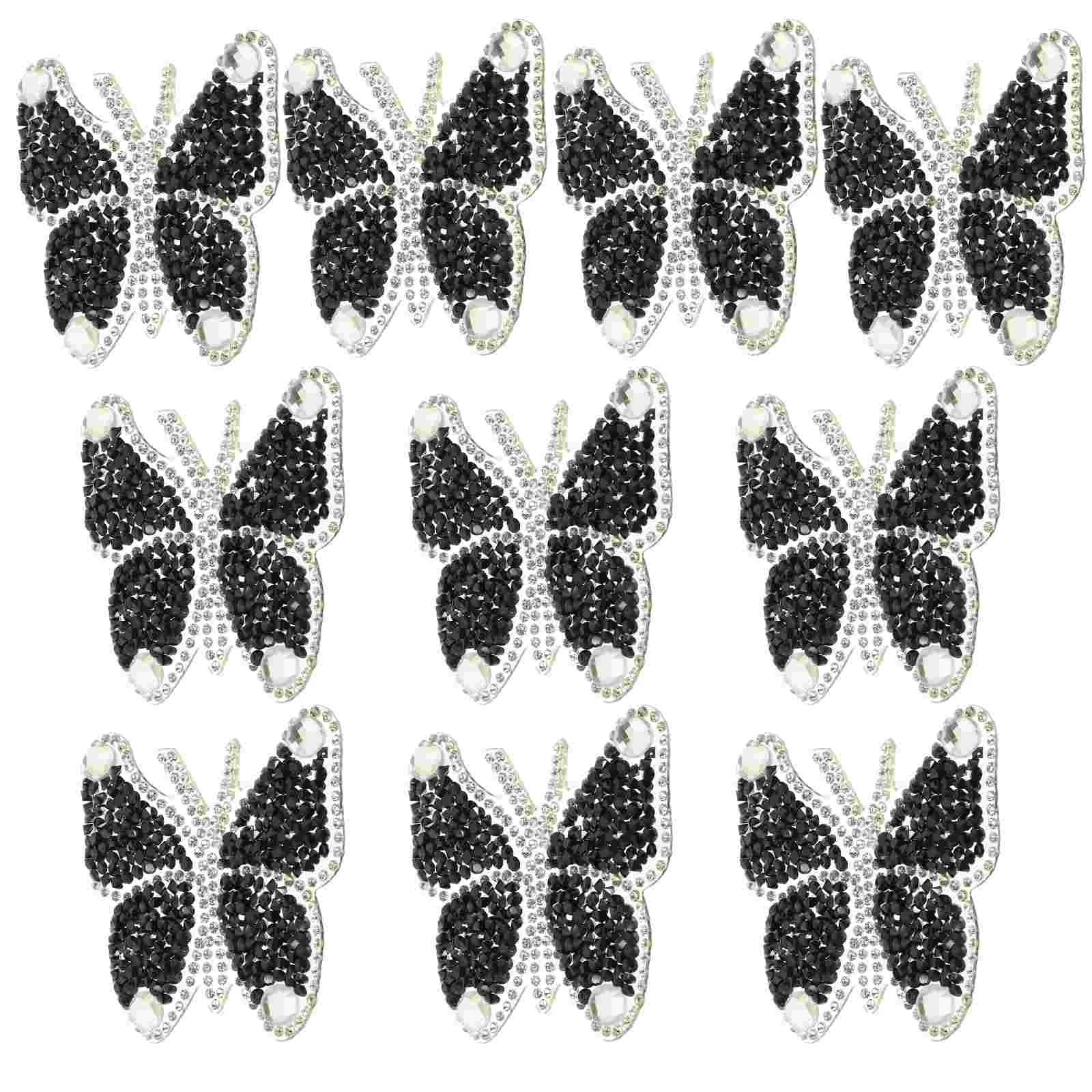 

Hat Patches Butterfly Hot Diamond Stickers Multi-function Embroidered Back Sewing