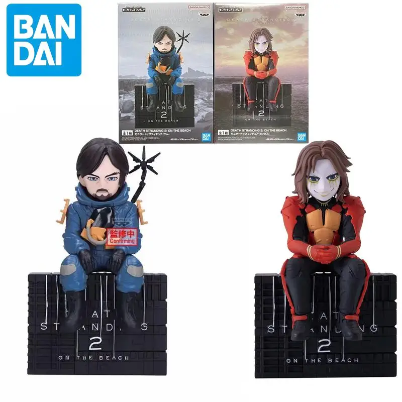 Genuine BANPRESTO DEATH STRANDING 2 ON THE BEACH Monitor Top Figure - Higgs And Sam Figure Model Original Collector Figurine Toy