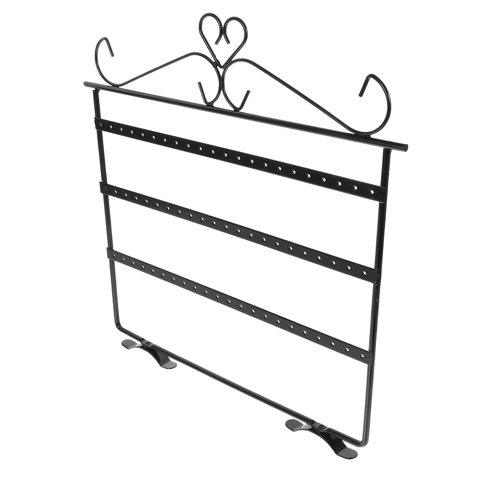 

Delicate Jewelry Display Rack Iron Ear Studs Hanging Rack for Vanity Table Home Dresser Earring Holder Organizer Jewelry Storage