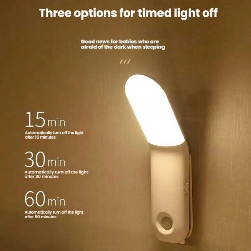 2 szt. Obrotowe Lampki Nocne Wielofunkcyjne Wiszące i Stołowe Sterowane Pilotem Lampka do Sypialni Salonu Miękkie Światło