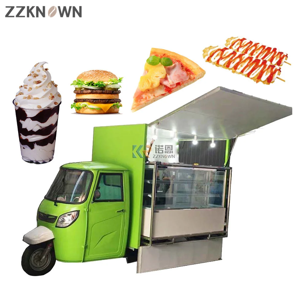 

Electric Food Trucks for Sale Tuk Tuk with Piaggio Tricycle Ice Cream 3 Wheeler Motorcycle Mobile Food Cart Hotdog Pizza Vending