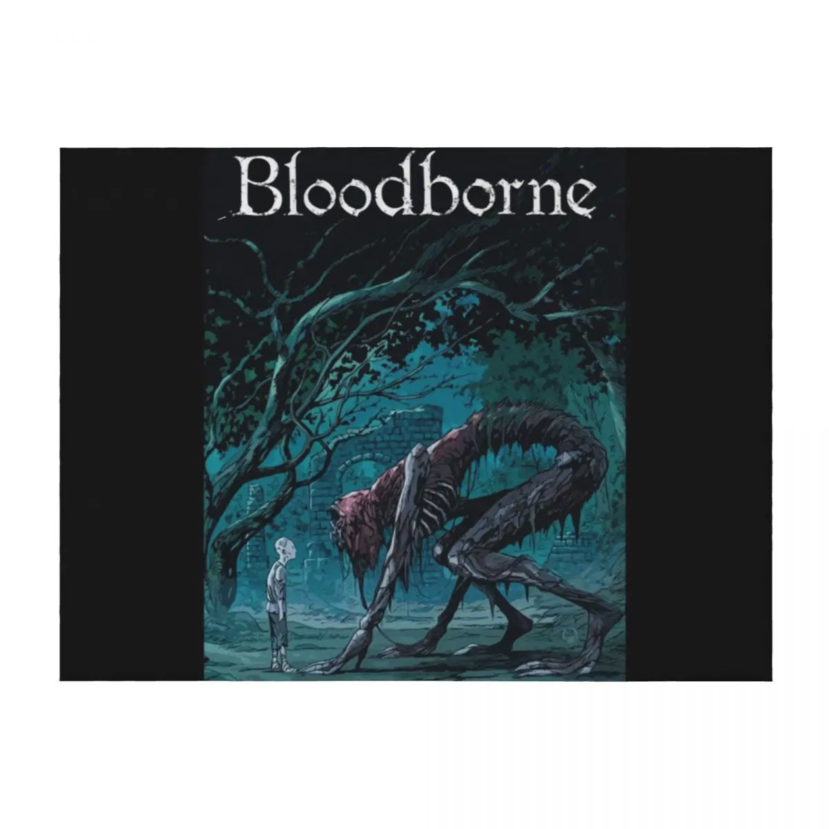 

Bloodborne Throw Blanket anime Hairys for winter Kid'S Blankets