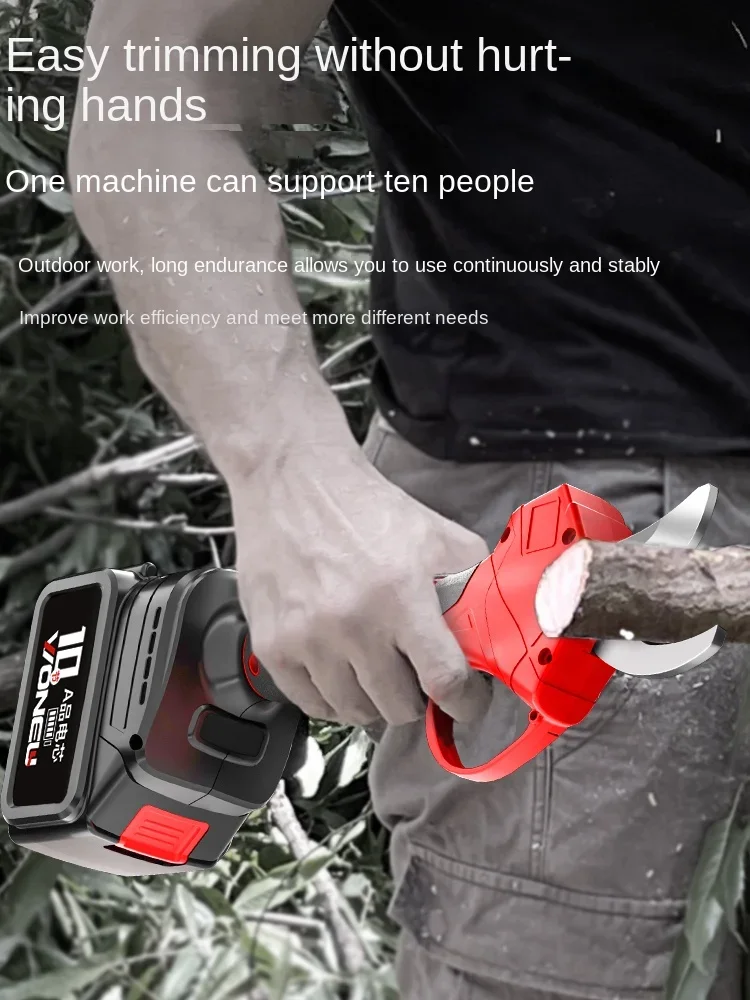 Lithium Powered Rechargeable Electric Shears Telescopic Design for Fruit Tree Pruning