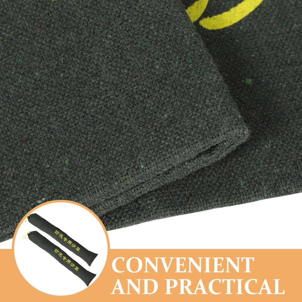 

2pcs Flood Control Sandbags Thick Canvas Large Capacity Anti-flood Supplies Home Protection Empty Sandbags Fillable Water