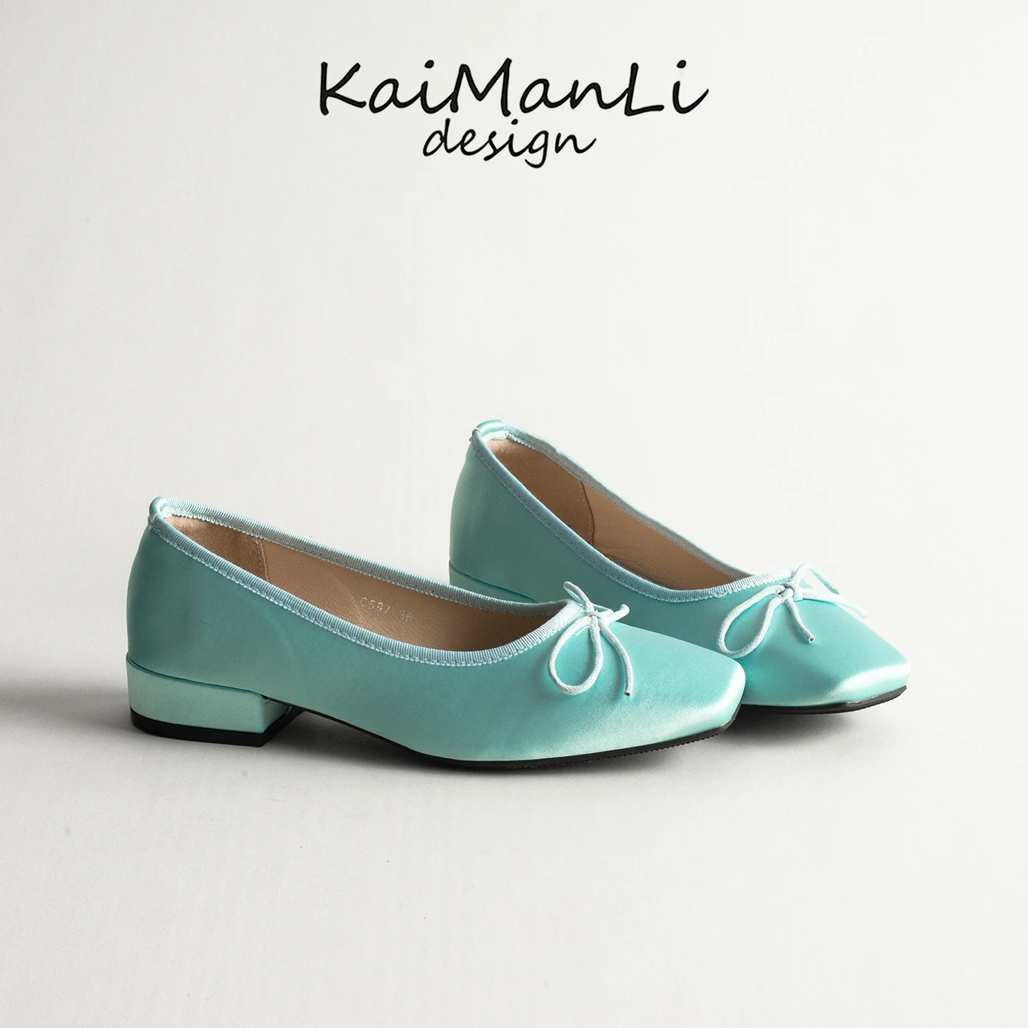 square-head-bow-knot-chunky-heel-mary-janes-women's-shoes-slip-on-ballet-flats-fashionable-all-season-low-cut-single-shoes
